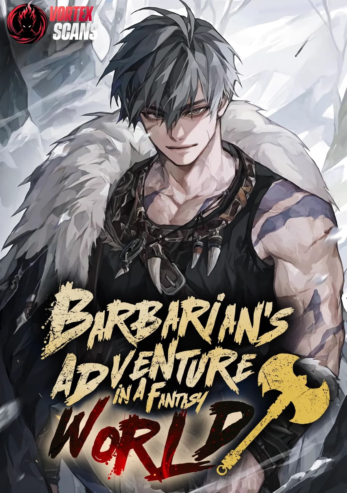 Barbarian's Adventure in a Fantasy World